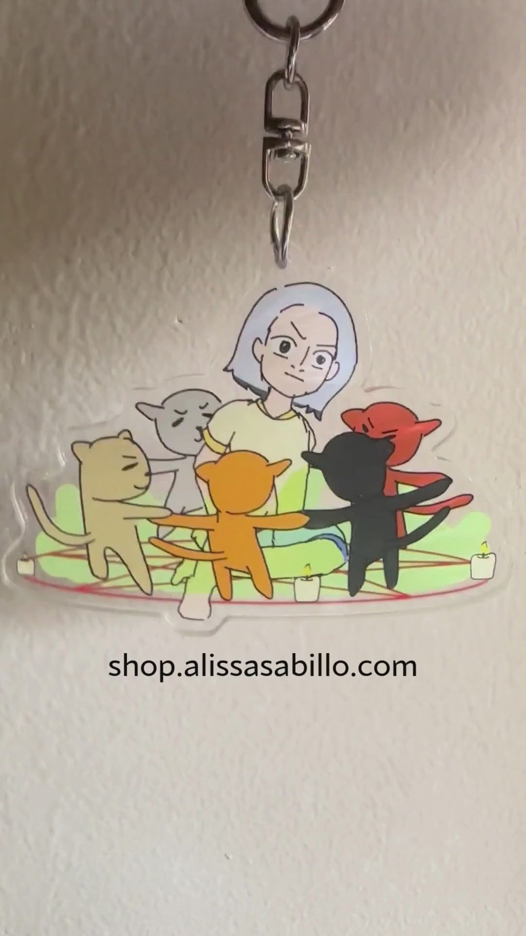 A CULT OF CATS [ NORMAL NOUNS ] - Clear Acrylic Keychain